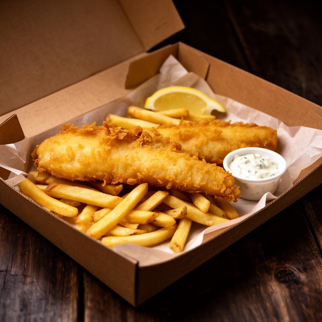 Fish & Chips at Cheers Kebabs & Chook Morley